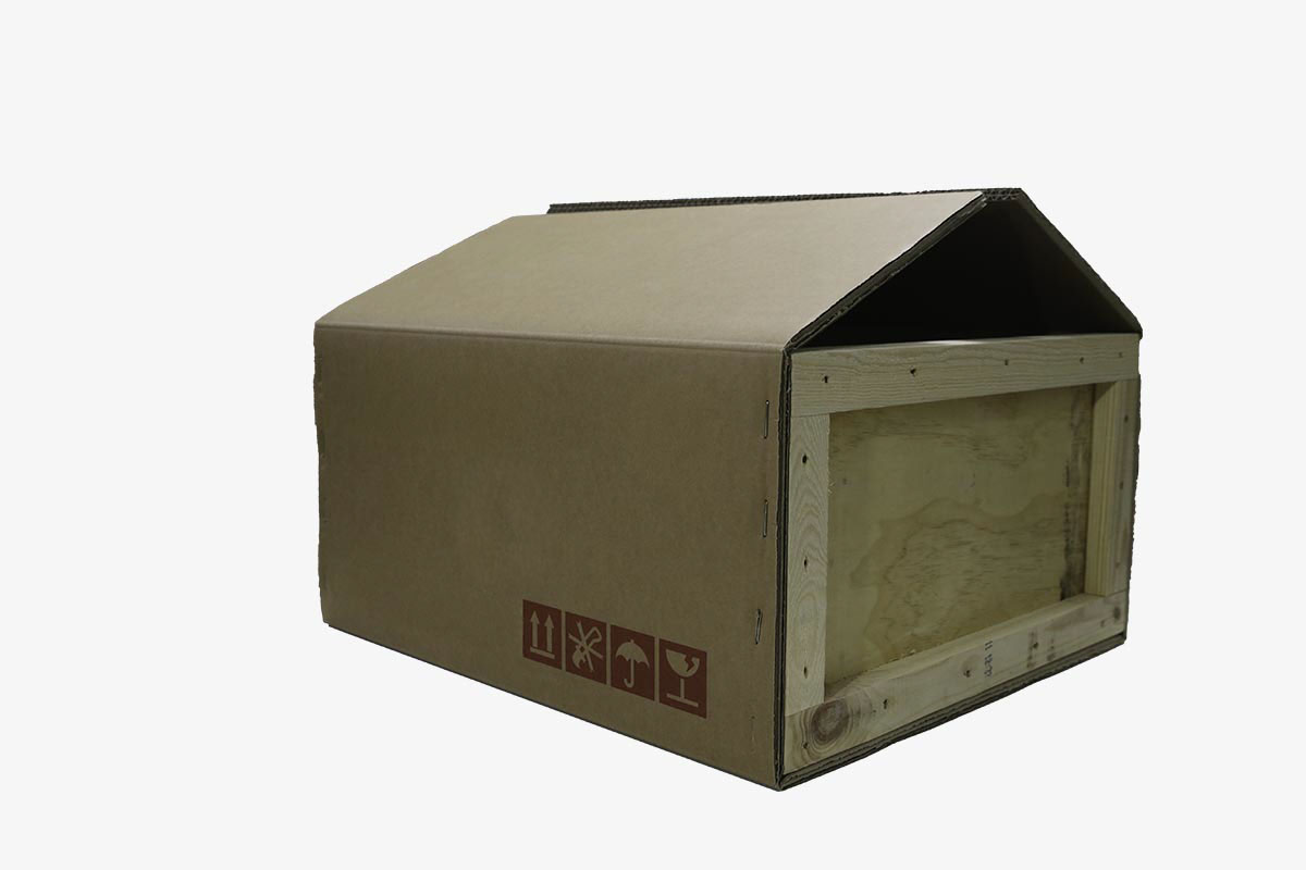 紙木箱, Paper-Wood Crate, Hybrid Packaging, 出口紙木箱, 強化紙箱