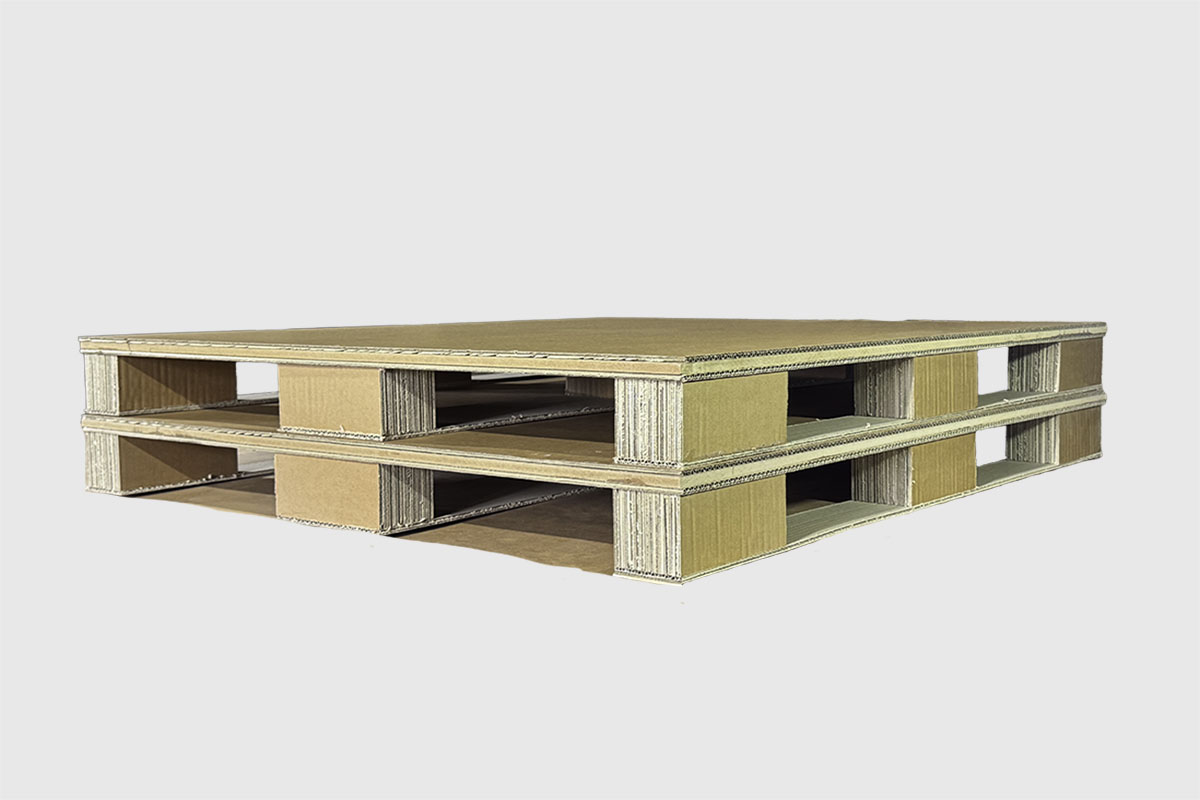 複合式紙棧板, Hybrid Paper Pallet, 纖維棧板, 強化紙棧板, 高耐重棧板